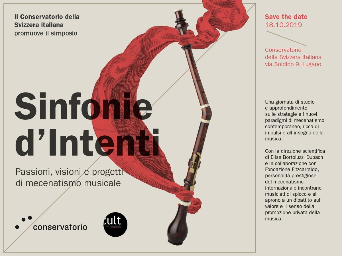 Simposio Sinfonie d’Intenti Passioni visioni e progetti di mecenatismo musicale